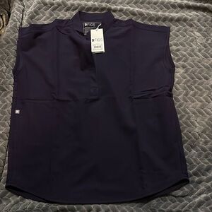 FIGS “Purple Jam” Rafaela top size S